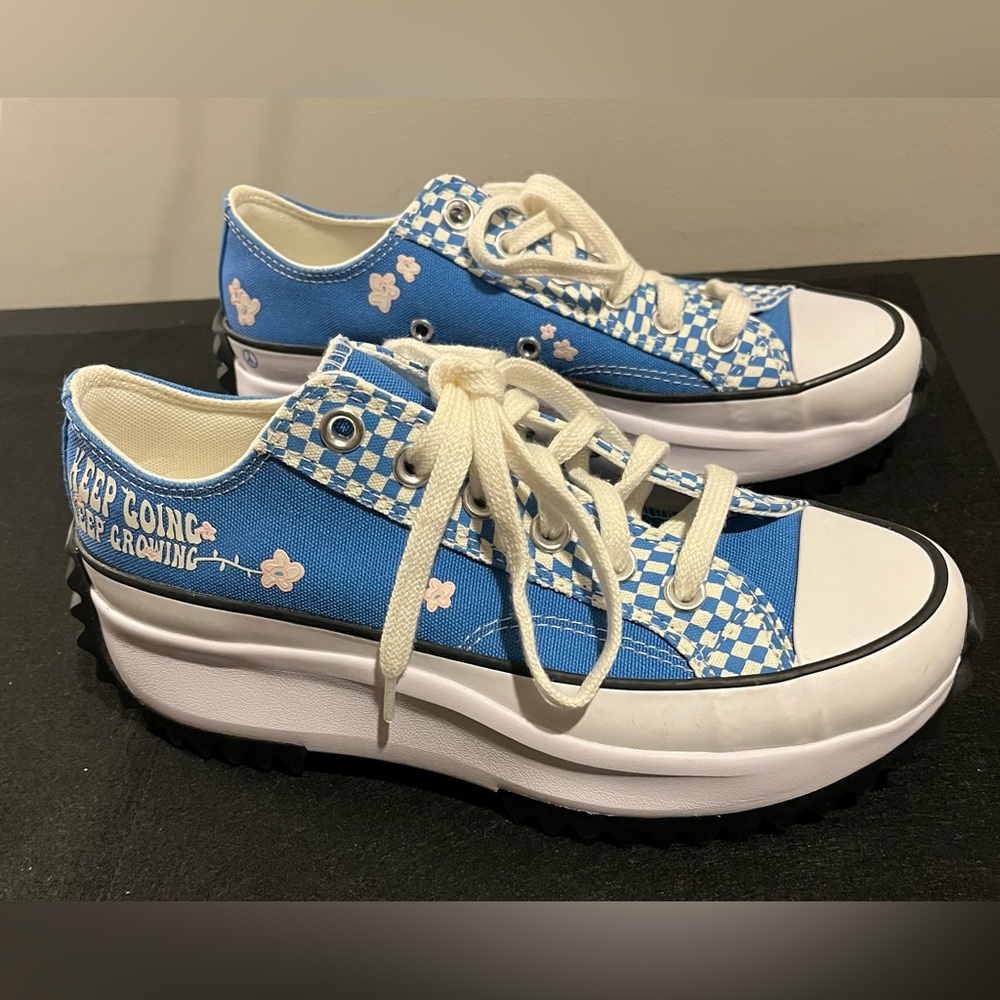 Converse Run Star Hike Platform Low Good Vibes Women’s Size 7